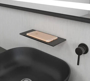 Waterfall Matt Black Basin Mixer #20120