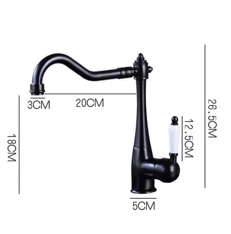 Black Sleek Antique Kitchen Mixer #201750 - Image 4