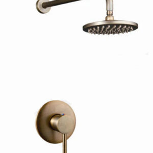 Brass Concealed Shower Unit with Single Lever Handle