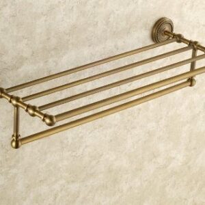 Brass Towel Shelf and Rail #201821