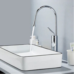 Chrome Teardrop Tall Basin Mixer #201797