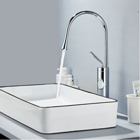 Chrome Teardrop Tall Basin Mixer #201797