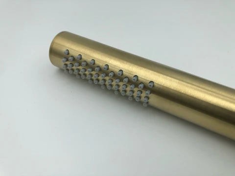 Brushed Gold Modern Bath Mixer With Hand Shower #20126 - Image 6