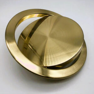 Kitchen Bin Cover Brushed Gold #20148