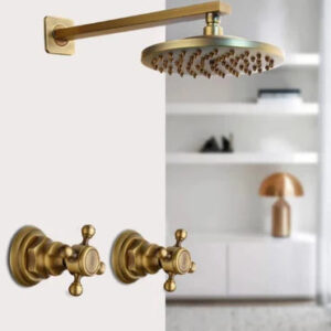 Brushed Brass Concealed Shower #20162