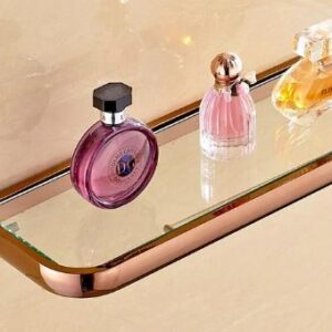 Rose Gold Glass Shelf #201919