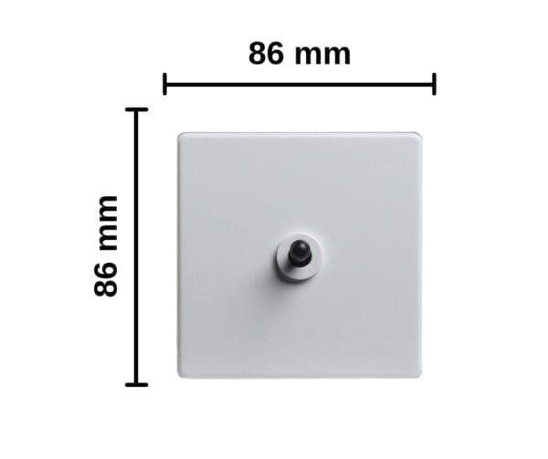 Classic White with black Toggle - 1 Lever - Image 3